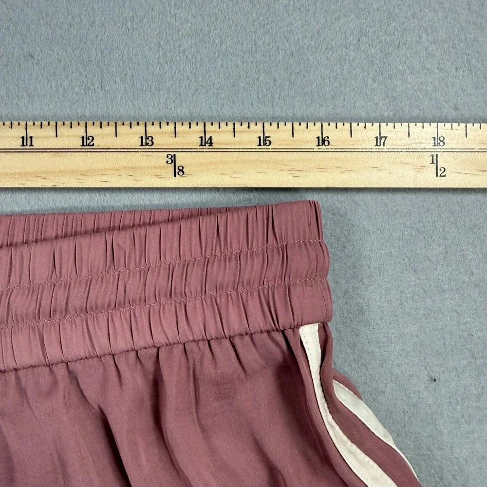 American Eagle Outfitters Pants Womens Large Pink Satin Stripe Lightweight Relax